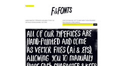 Desktop Screenshot of fisforfonts.com
